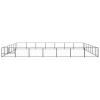 Dog Kennel Black 527.4 ft¬≤ Steel