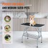 VEVOR Pet Grooming Table Arm with Clamp, 36''x24'' Dog Grooming Station, Foldable Pets Grooming Stand for Medium and Small Dogs, Free No Sit Haunch Ho