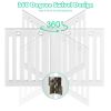 4 Panel 24'H Pet Gate Dog Gate for small sized dog