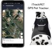 GPS Pet Locator Collar Mounted Waterproof GSM Dog/Cat Tracking Device Size:L