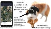 GPS GSM Pet Locating Realtime Waterproof Device for Dogs/Cats/Puppies Size:L