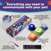 Dog Buttons for Communication Starter Pack with Mat Dog Talking Button Set Recordable Dog Voice Training Buttons