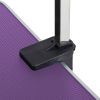 46" Folding Dog Pet Grooming Table Stainless Steel Frame Rubber Mat on Board with Adjustable Arm and Clamps pet dog Cat Grooming Table (PURPLE COLOR)