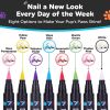 Dog Nail Polish Pens Quick Dry 8 Colors Pet Nail Polish for Dogs or Cats Easy Application Dog Safe Nail Polish Fast Dry Dog Polish Great Girl Dog Acce