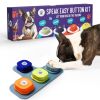 Dog Buttons for Communication Starter Pack with Mat Dog Talking Button Set Recordable Dog Voice Training Buttons